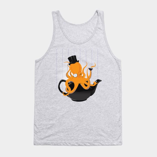 Oc-tea-pus Tank Top by PixelGum